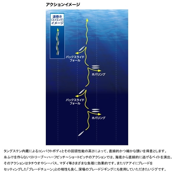 OCEA スティンガーバタフライ TGガトリング 100g